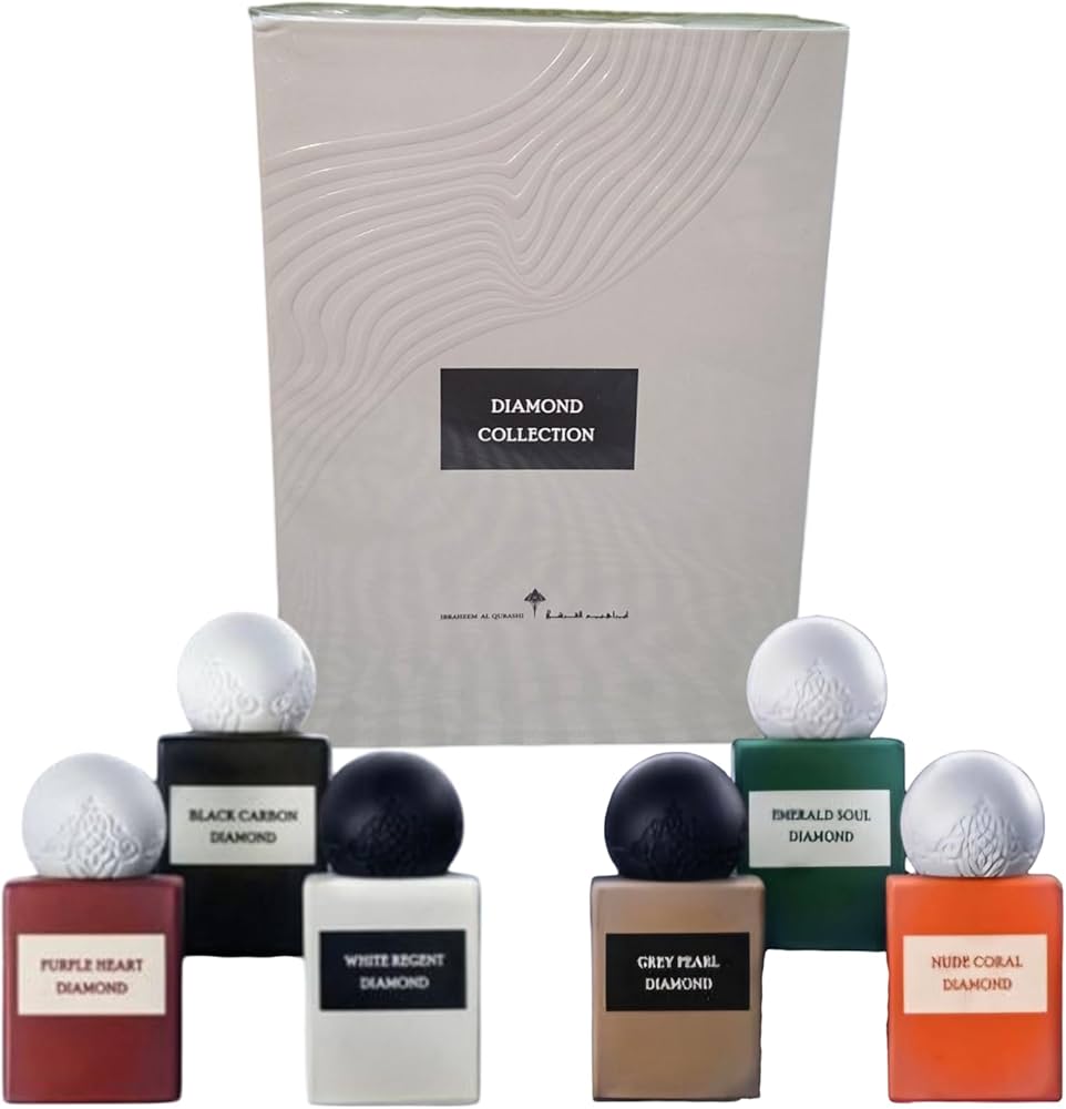 ibraq Ibrahim Alqurashi Ibraq Mini Diamond Collection – 6 Perfumes x 10ml