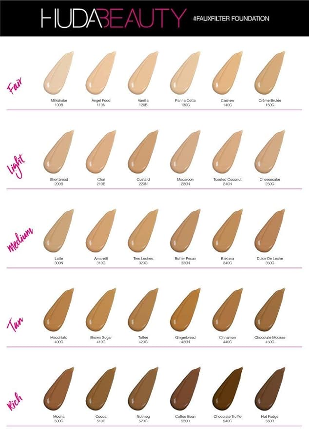 Huda Beauty Liquid Foundation-Latte 300N 35ml