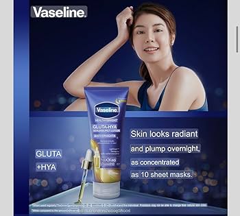 Vaseline Gluta-Hya Serum Burst Lotion Healthy Bright Overnight Radiance Repair 70ml