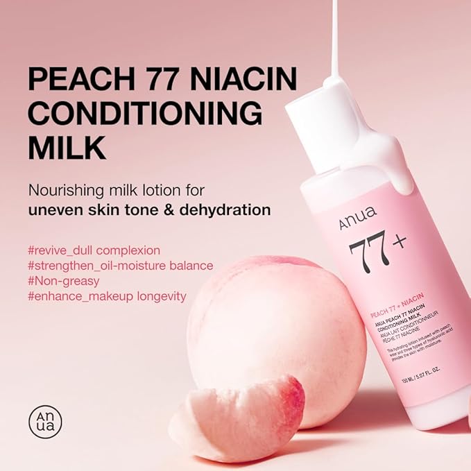 ANUA peach 77 niacin conditioning milk 150ml