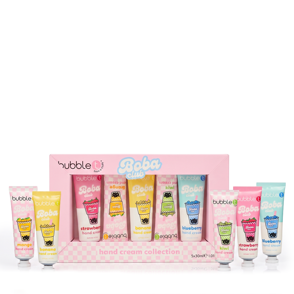Bubble T Cosmetics Boba Tea Hand Cream Gift Set 5*30ml