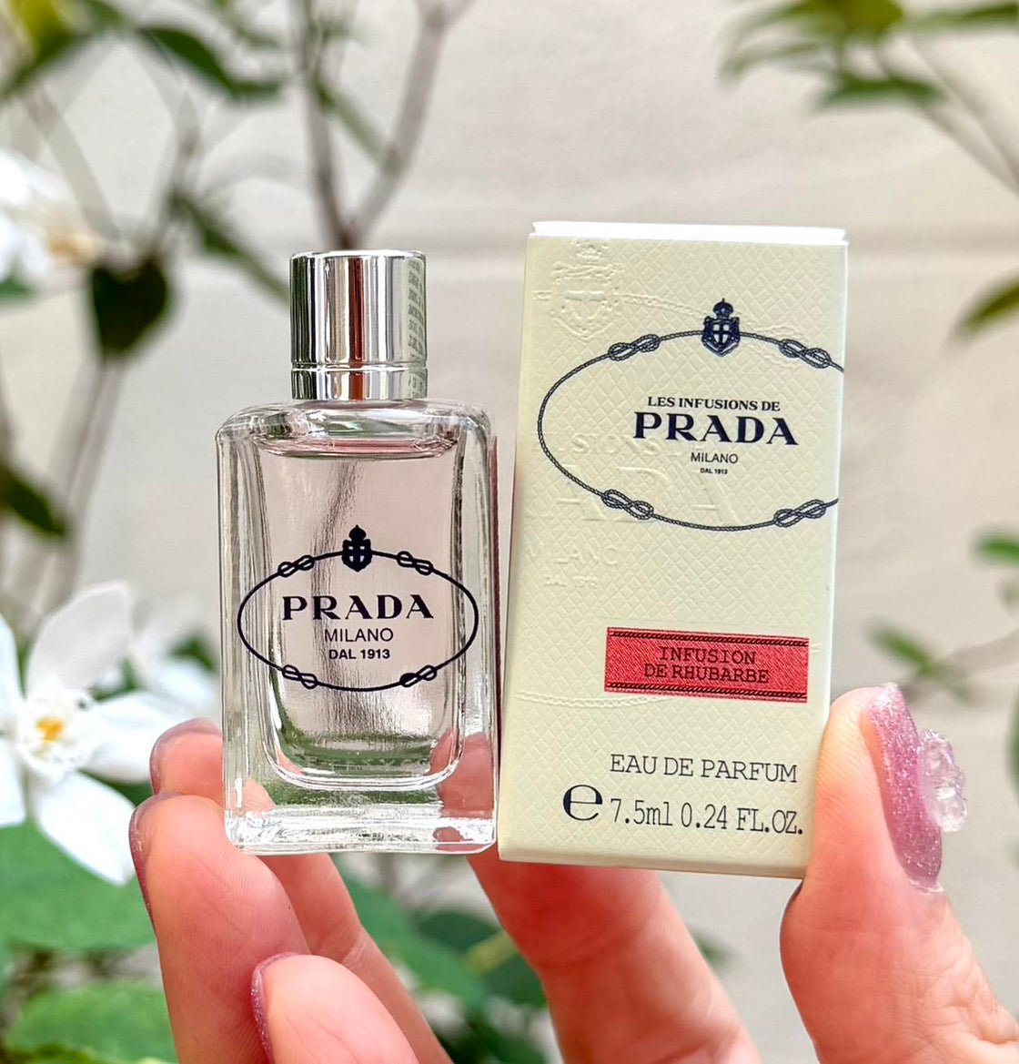 Prada Milano Infusion De Rhubarbe Mini Unisex Perfume EDP 7.5ml