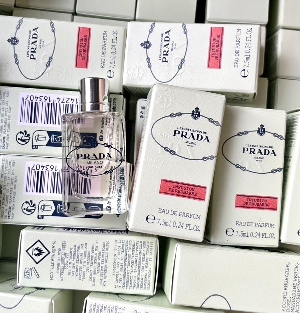 Prada Milano Infusion De Rhubarbe Mini Unisex Perfume EDP 7.5ml