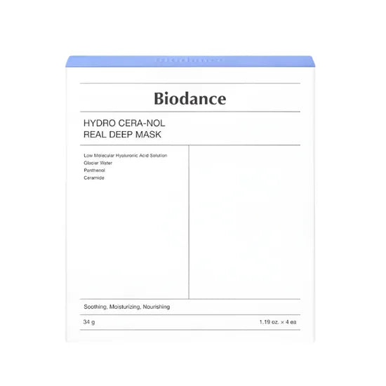 BIODANCE Hydro Cera-Nol Real Deep Mask Sheet 4PCS