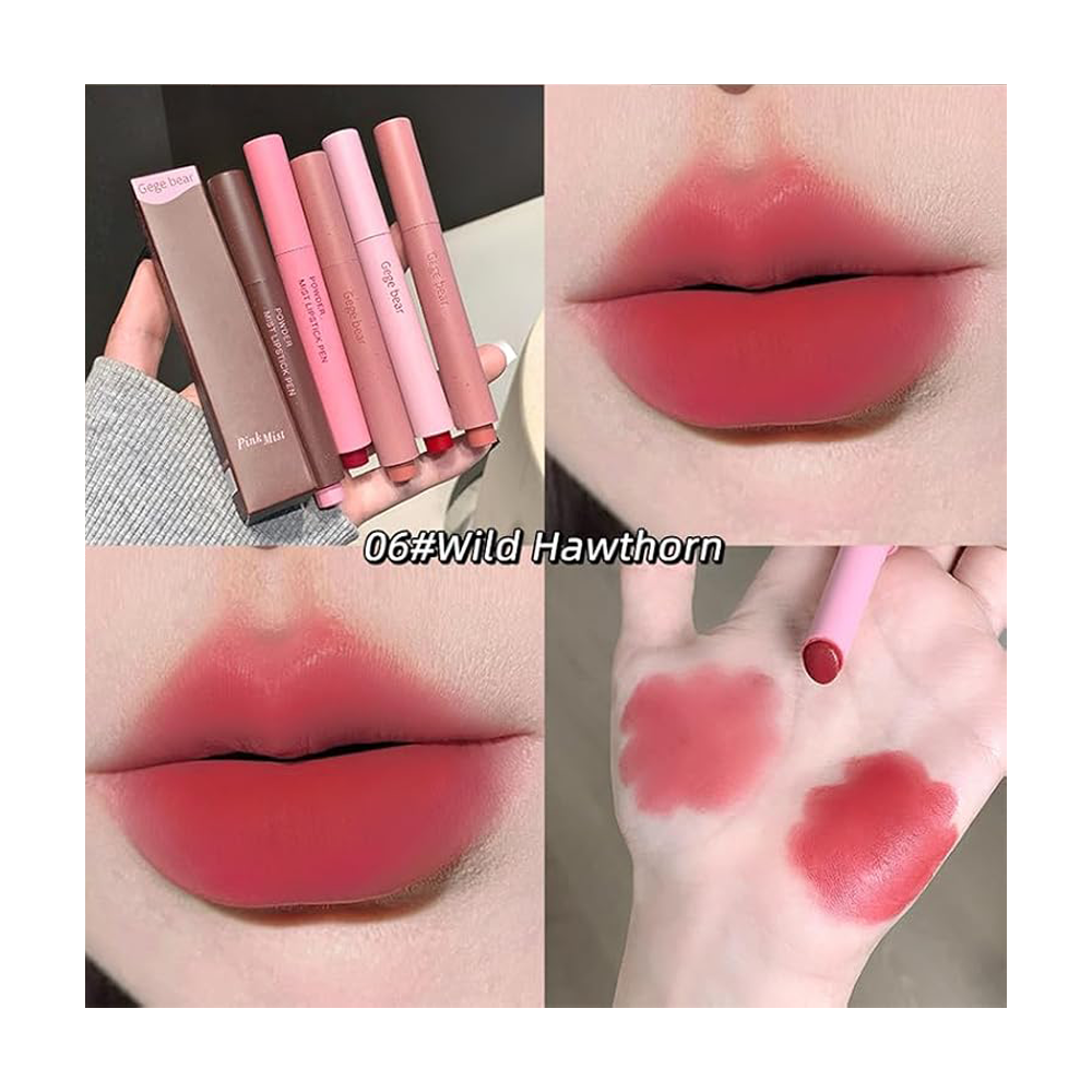 GEGE BEAR Pink Mist Lipstick Pen 2.2g
