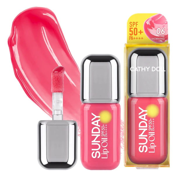 Cathy doll sunday lip oil spf50+pa++++ 3.5g