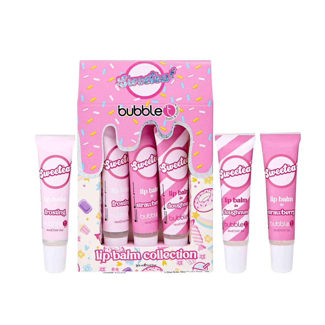 Bubble T Cosmetics Sweetea Lip Balm Collection (3 x 14ml)