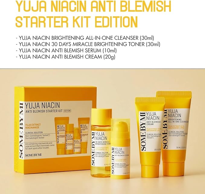 SOME BY MI Yuja Niacin Anti Blemish Starter Kit