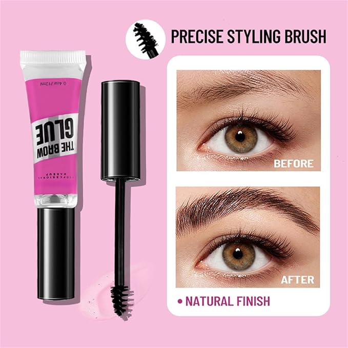 huda story Shaping eyebrow glue transparent