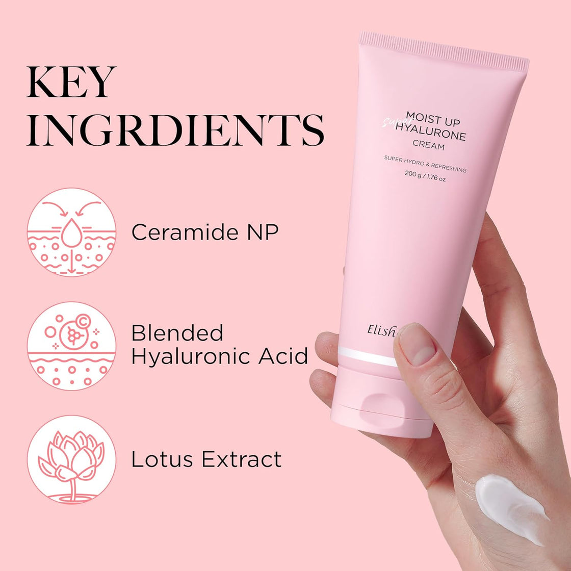 ElishaCoy Moist Up Hyalurone Cream 200g