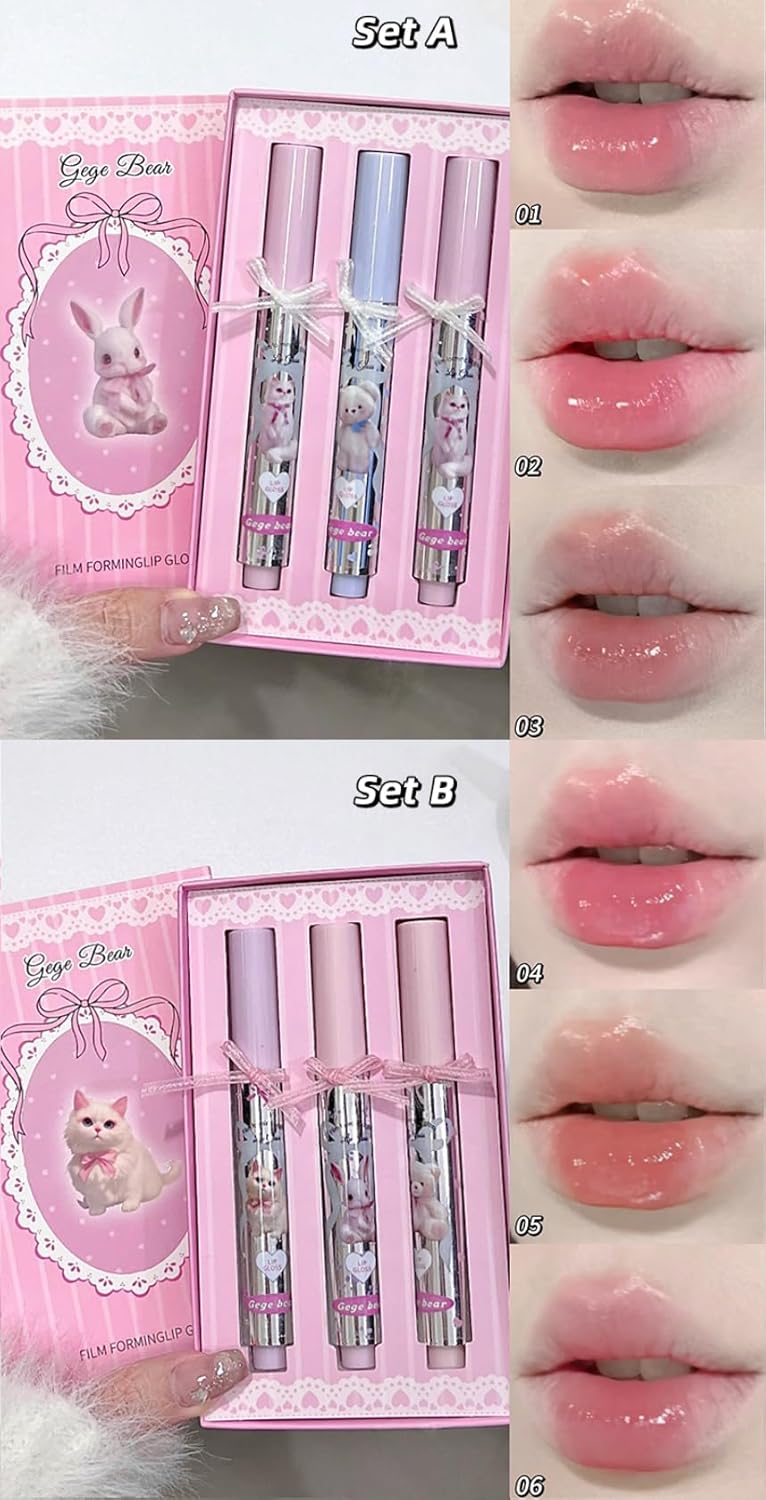 GEGE BEAR film forming lip gloss 1.8g