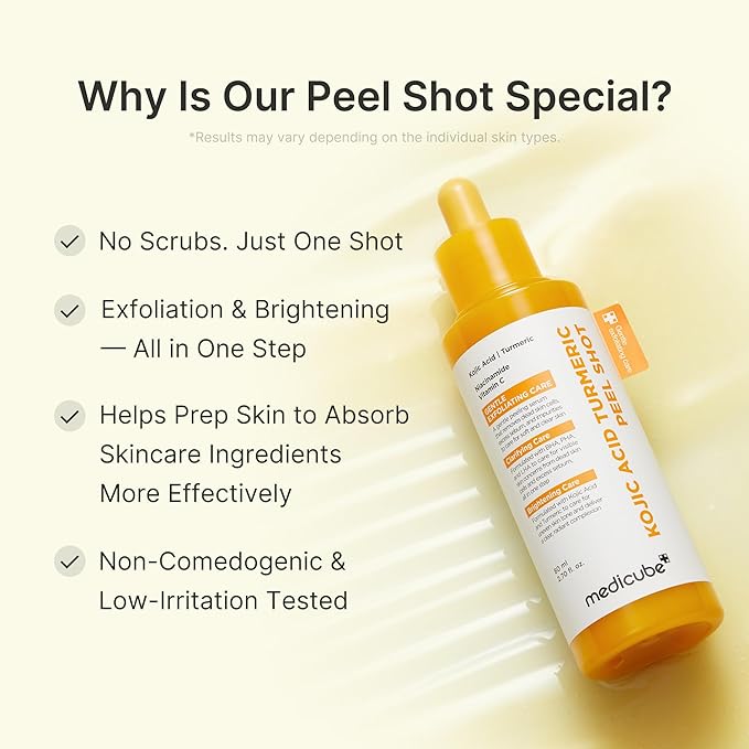 Medicube Kojic Acid Turmeric Peel Shot 80ml