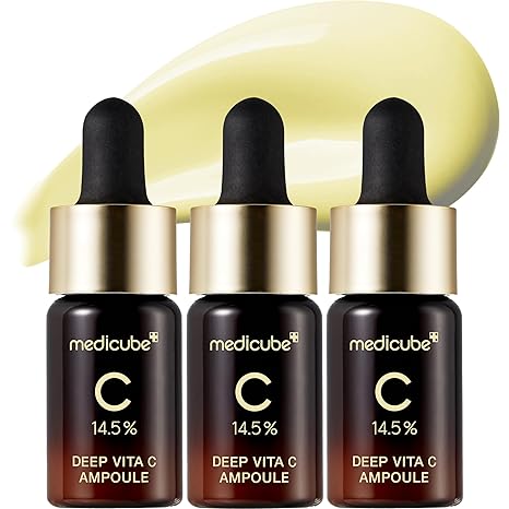 Medicube Deep Vita C Ampoule 14.5% Pure Vitamin C (10g * 3 bottles)