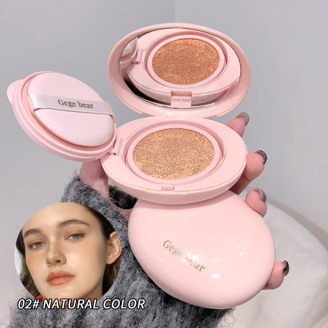 GEGE BEAR Cream Silky lightweight luxurious air cushion #02