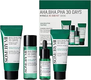 Some by Mi AHA BHA PHA Miracle 30 Days ACNE Foam FULL Set (Cleanser + Toner + Serum + Cream)