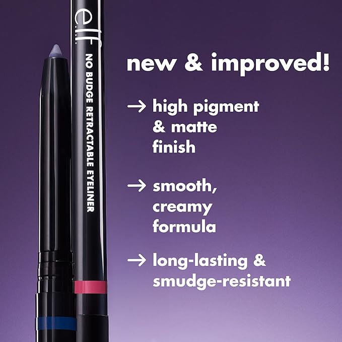 ELF No Budge Retractable Eyeliner Water-resistant 0.18g
