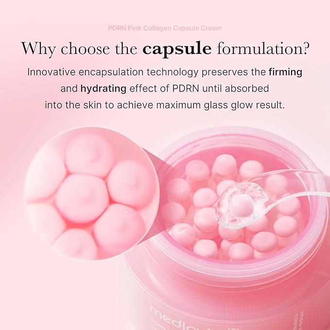Medicube PDRN Pink Collagen Capsule Cream, Face Moisturizer 55G