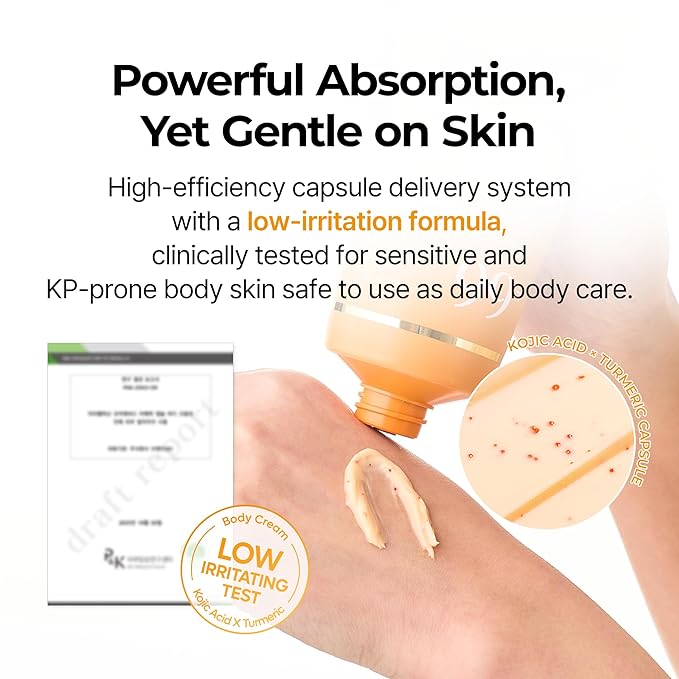 Dr.Melaxin Kojic Acid Turmeric Capsule Body Cream 200g