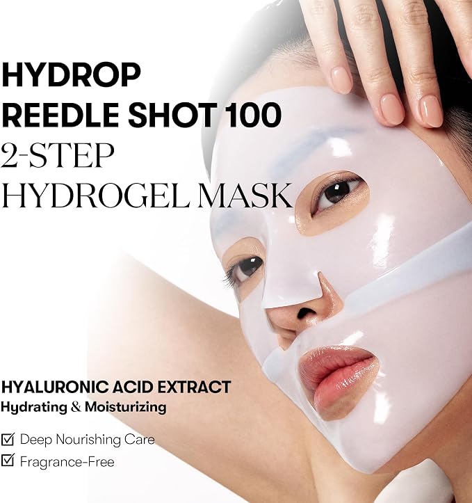 VT COSMETICS Hydrop Reedle Shot 100hl 2-Step Aqua Hydrogel Mask 34.5g