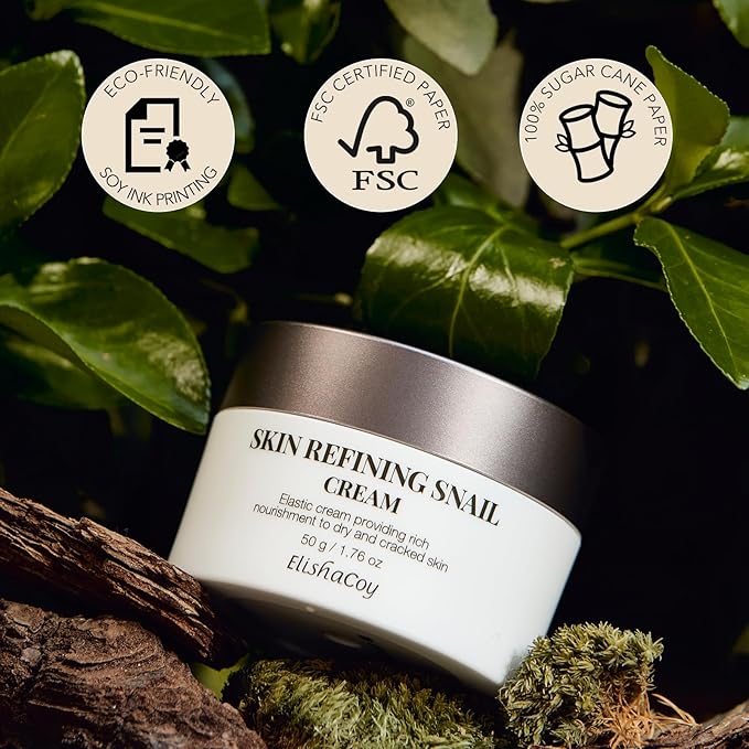 ELISHACOY refining Snail Cream for Skin Refining 1.98 fl. oz. (50g)
