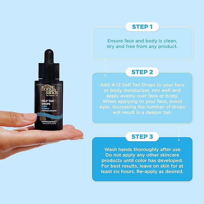 Bondi Sands Self Tanning Drops Dark 30ml