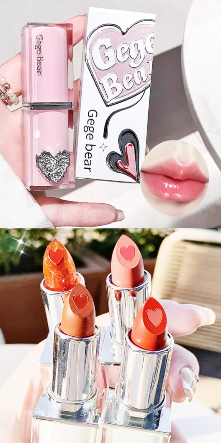 GEGE BEAR Crystal clear color sandwich lipstick 3.8g