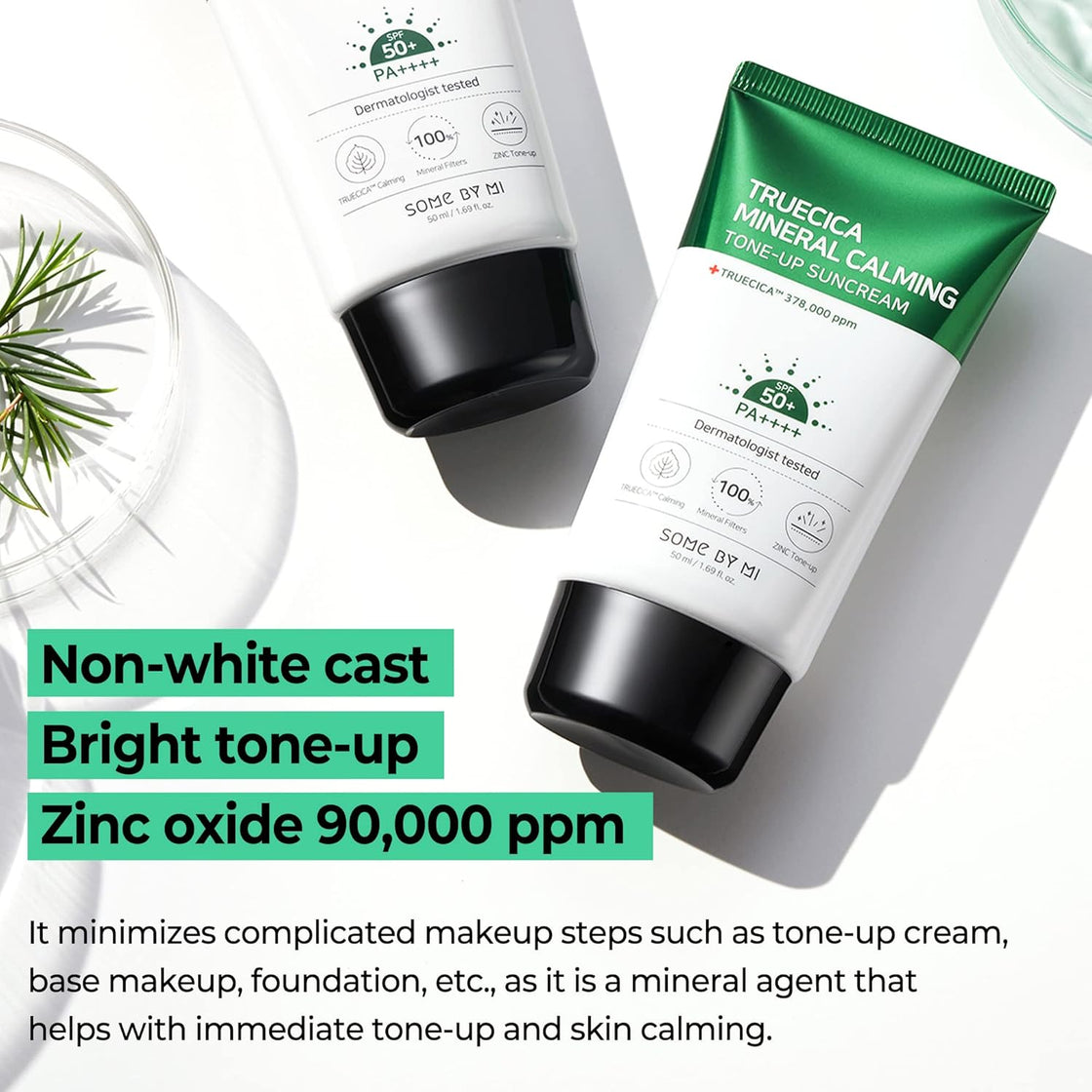 SOME BY MI Truecica Mineral Calming Tone Up Suncream - 50ml