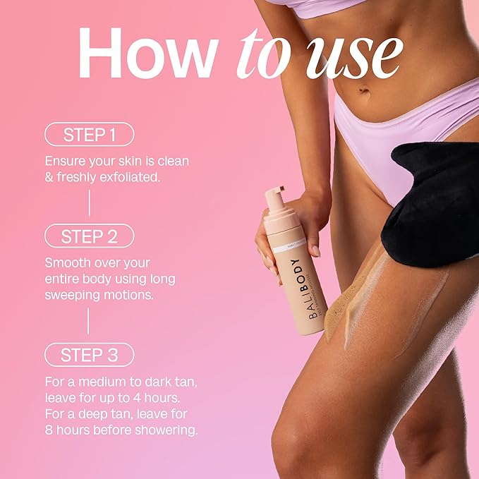 Bali Body Dark Streak Free Self Tanning Mousse 200ml