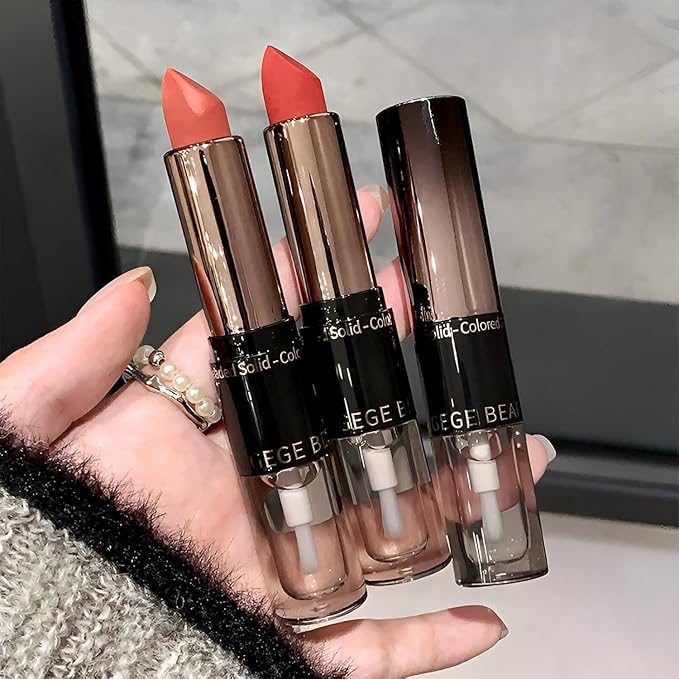 GEGE BEAR Double-headed Velvet Lipstick with Lip Oil