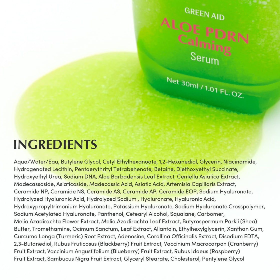 EQQUALBERRY Aloe PDRN Calming Smoothie Serum 30ml