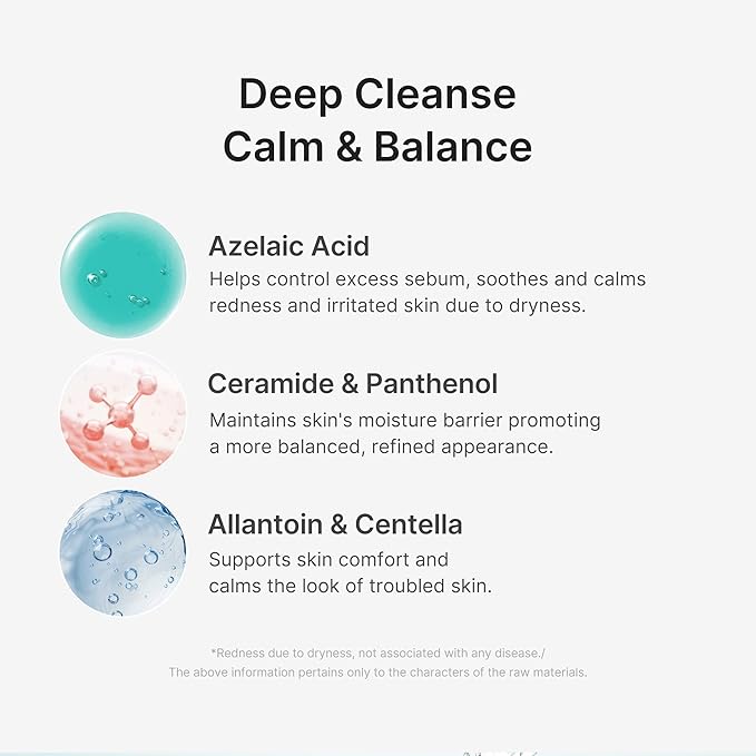 Medicube Azelaic Acid Niacinamide Deep Clean Foam Cleanser 120g