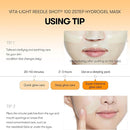 VT COSMETICS Vita-Light Reedle Shot 100 2-Step brightening  Hydrogel Mask 34.5g
