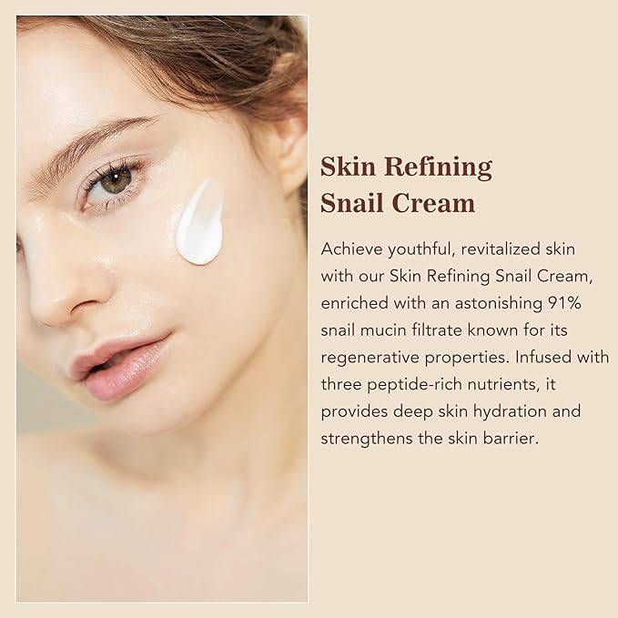 ELISHACOY refining Snail Cream for Skin Refining 1.98 fl. oz. (50g)