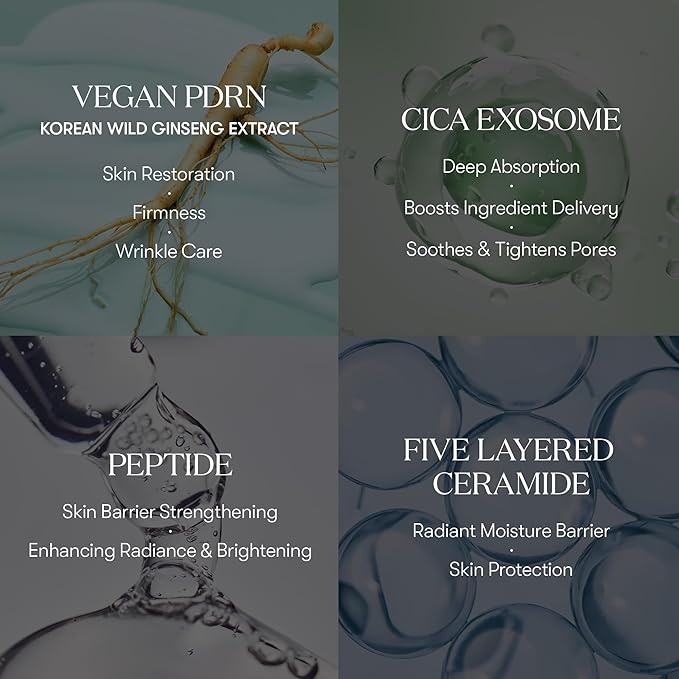 VT COSMETICS PDRN Cica Exosome R5 Firming Ampoule - Radiance and moisture 30 mL