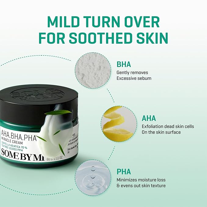 SOME BY MI AHA BHA PHA Tea Tree 30 Days Miracle Cream 60g