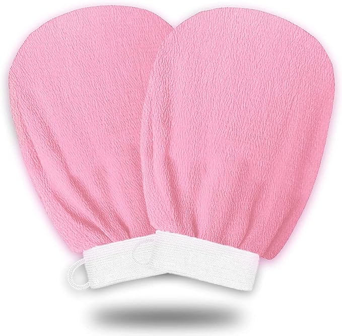 Ibeauty kessa exfoliating Gloves meduim Coarse-Pink