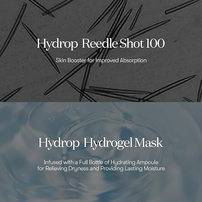 VT COSMETICS Hydrop Reedle Shot 100hl 2-Step Aqua Hydrogel Mask 34.5g