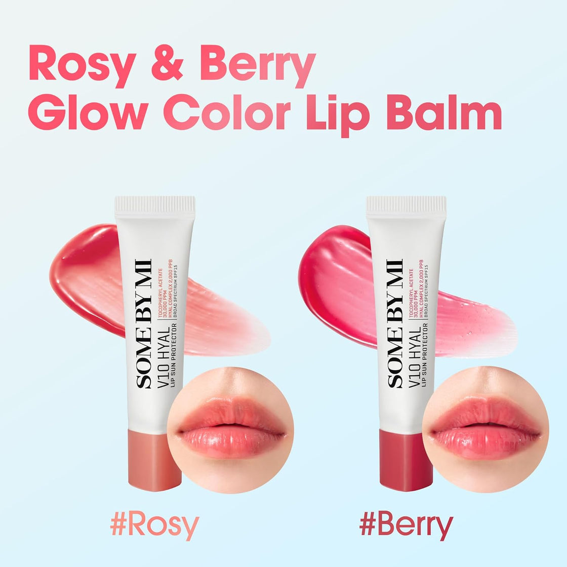 SOME BY MI V10 Hyal Lip Sun Protector SPF 15 (#Berry)