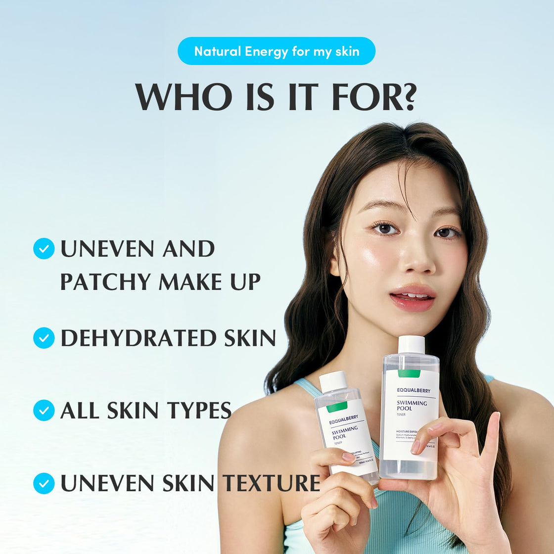 EQQUALBERRY Swimming Pool Toner 300ml