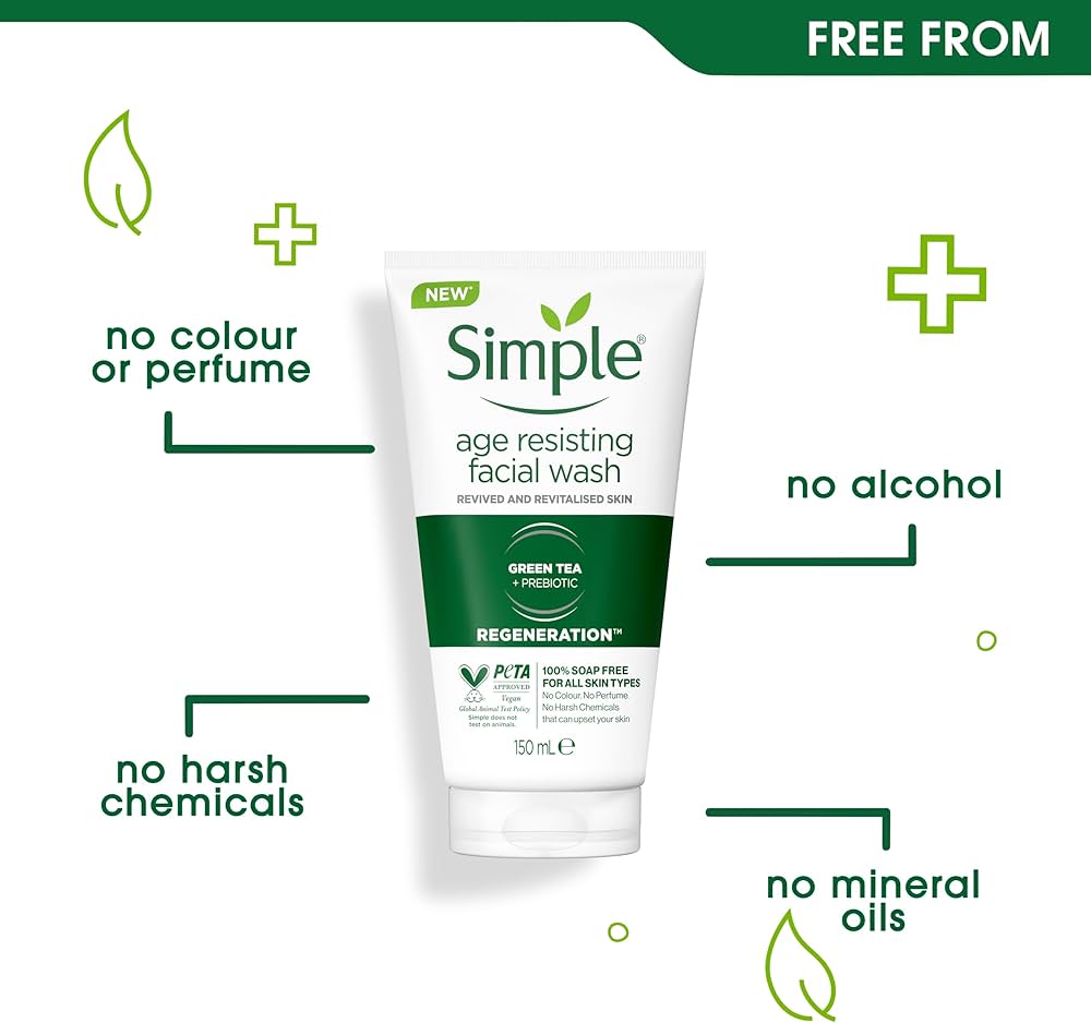 Simple Regeneration Age Resisting Facial Wash