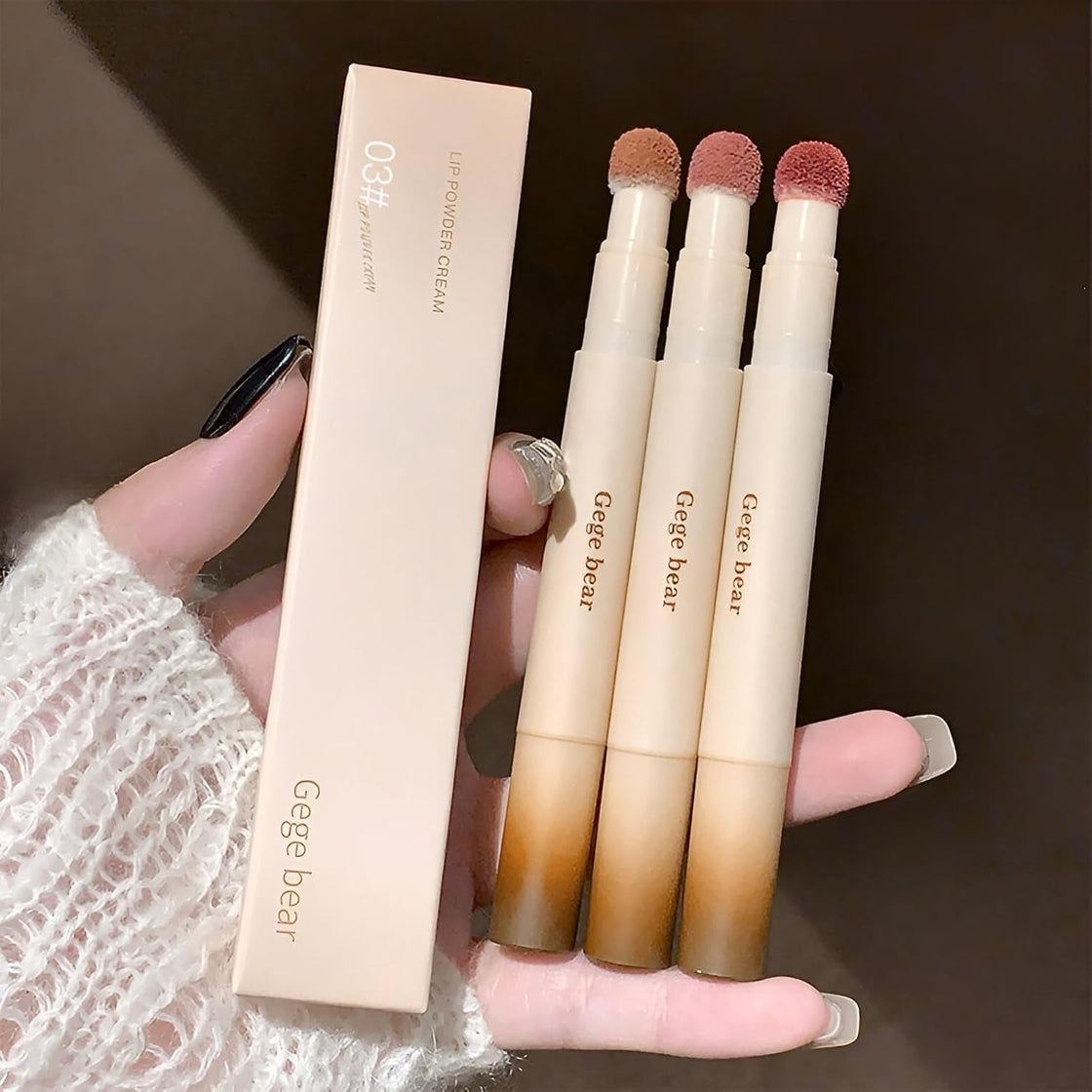 GEGE BEAR Velvet Mist Lip Powder Cream 2g