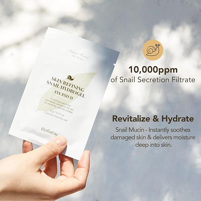 ELISHACOY Skin Refining Snail Hydrogel Eye Patch 5 Sheets