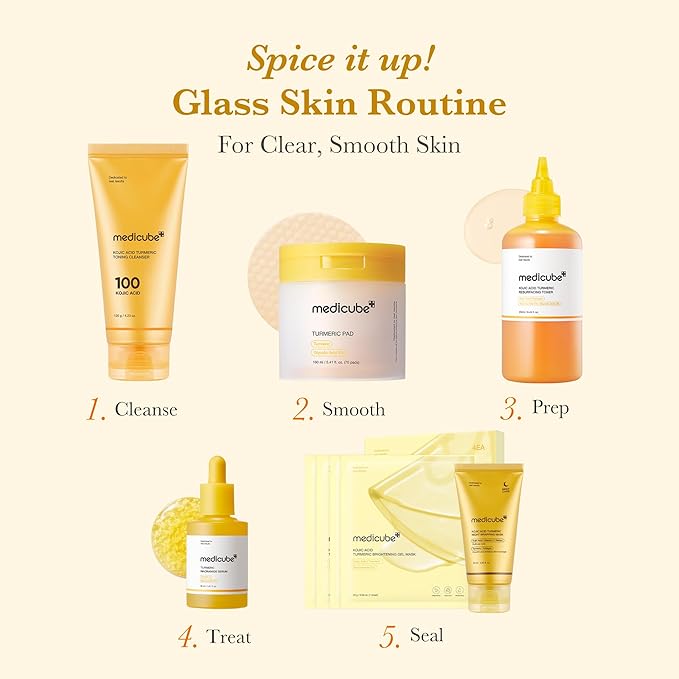 Medicube Kojic Acid Turmeric Pad 70 pads -160ml