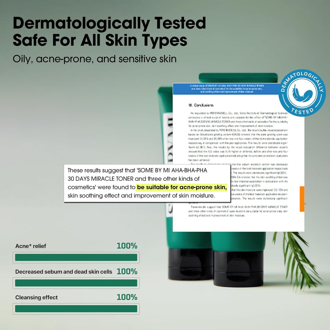 SOME BY MI AHA BHA PHA 30 Days Miracle Acne Clear Foam 100 ML