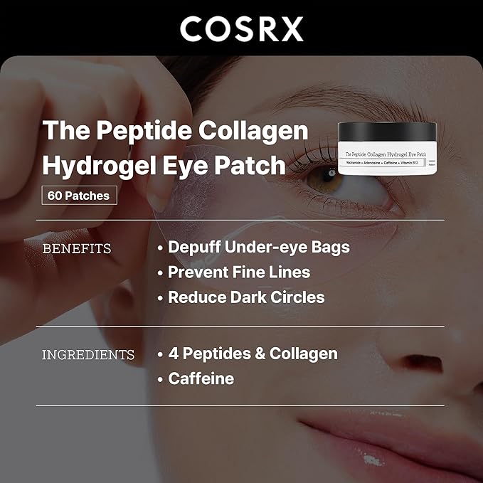 COSRX the peptide collagen hydrogel eye patch, 60 patches 85 G