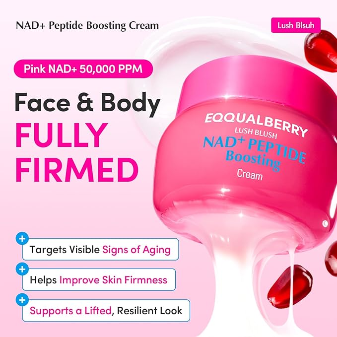 Equalberry NAD+ Peptide Boosting Cream – 50ml
