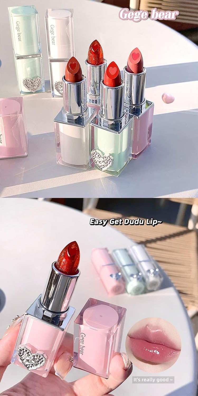 GEGE BEAR Crystal clear color sandwich lipstick 3.8g