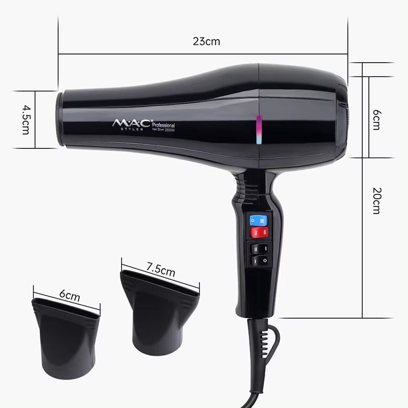 MAC Styler Professional Salon Hair dryer Mac Blower MC 6688 2500W