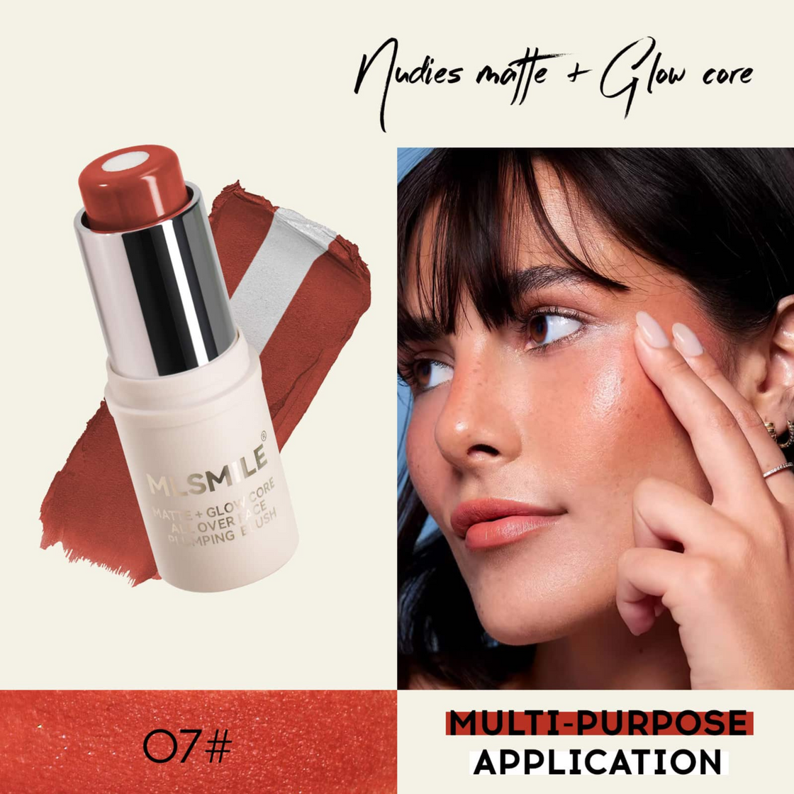 ML Smile 2in1 Cream Blush 7g