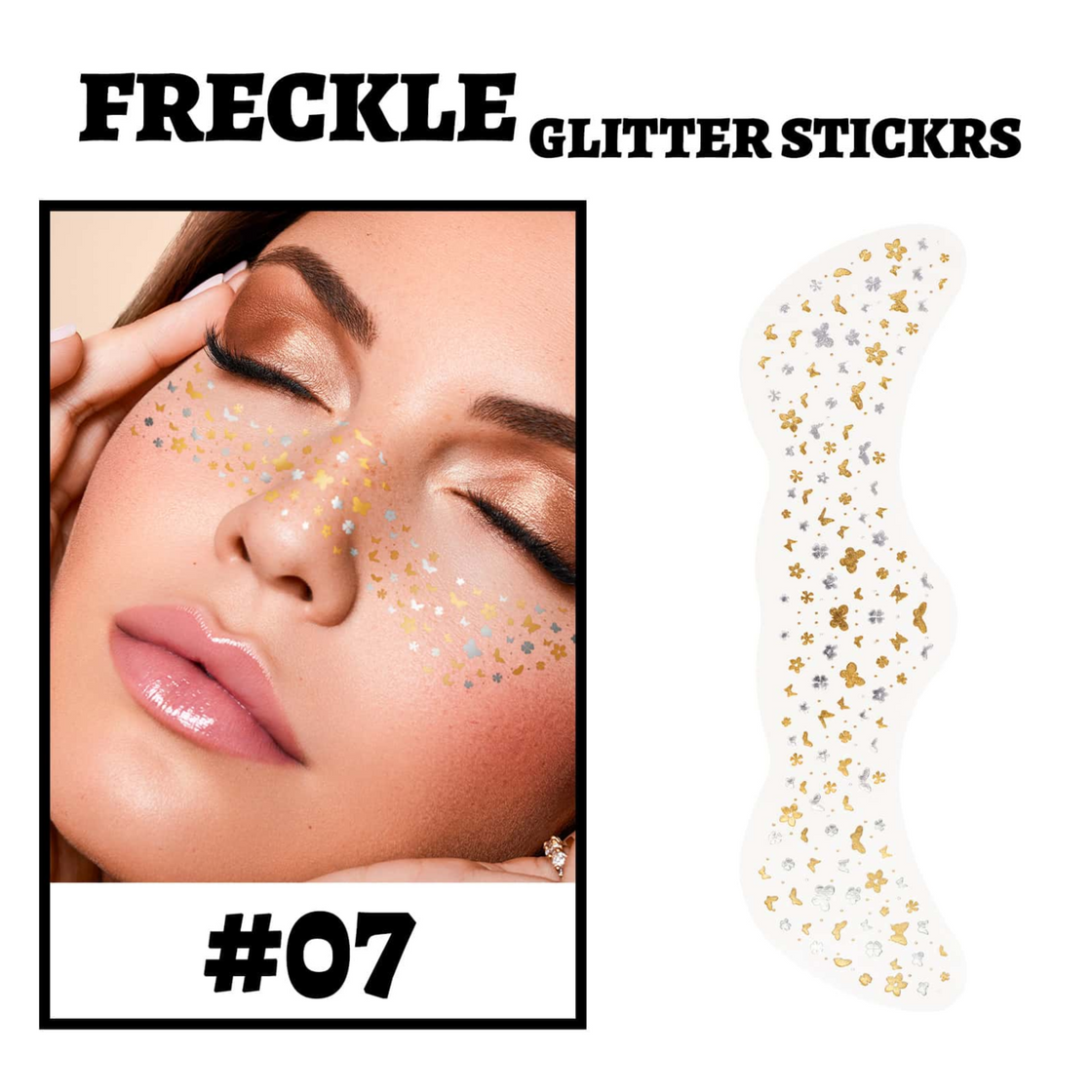 MLSmile Freckle Glitter Stickers 1pcs